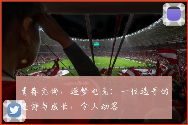 青春无悔,逐梦电竞:一位选手的坚持与成长,令人动容